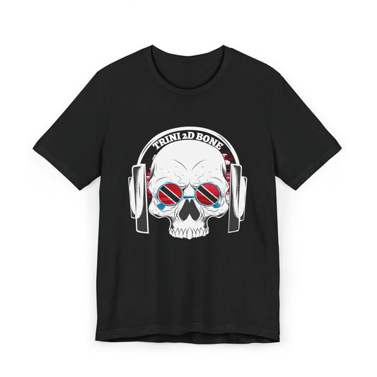 Trini 2D Bone Skull Unisex Jersey T-Shirt